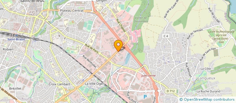 localisation de l'entreprise FERMETURES-MENUISERIES-STORES-BRETAGNE à SAINT-BRIEUC