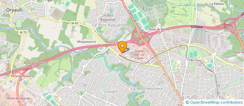 localisation de l'entreprise FERMETURES MULTIPLES à ORVAULT