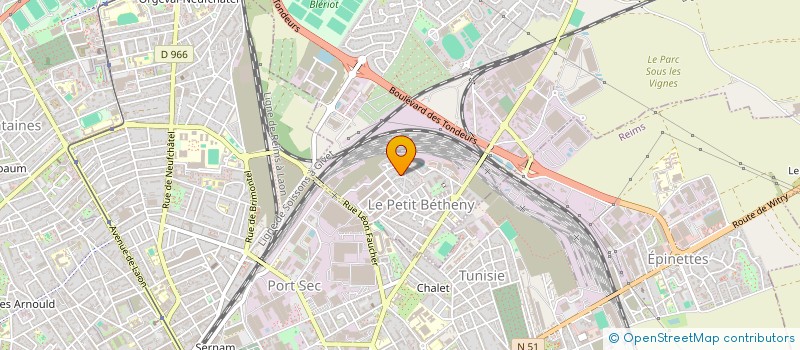 localisation de l'entreprise FERMETURES NEW HORIZON à BETHENY