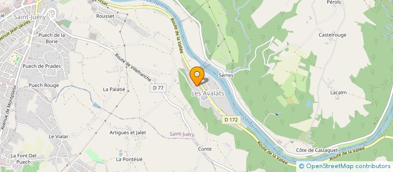 localisation de l'entreprise FERMETURES OCCITANE à SAINT-JUERY