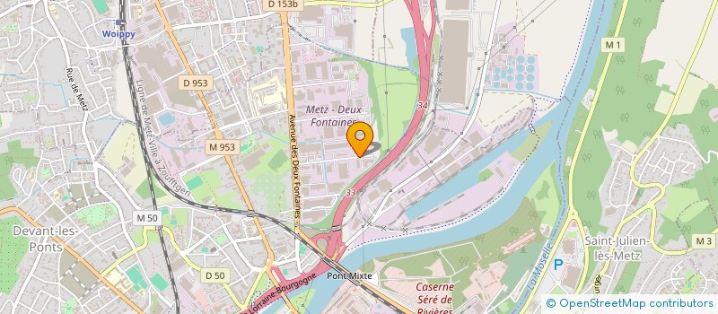 localisation de l'entreprise FERMETURES & OUVRANTS DE L'EST  METZ