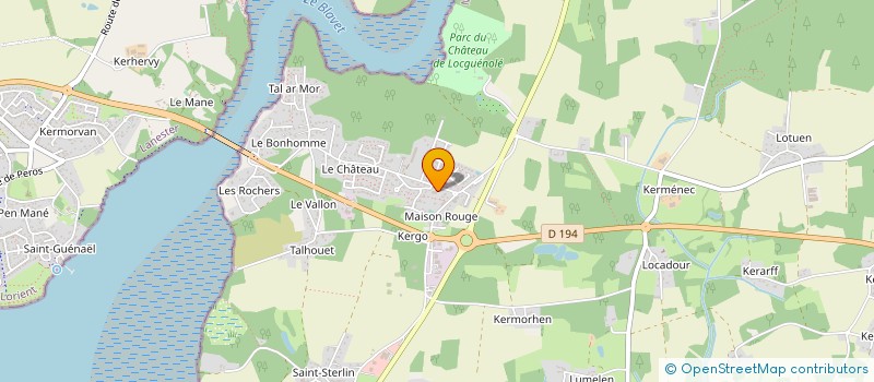 localisation de l'entreprise FERMETURES PHILIPPE à KERVIGNAC