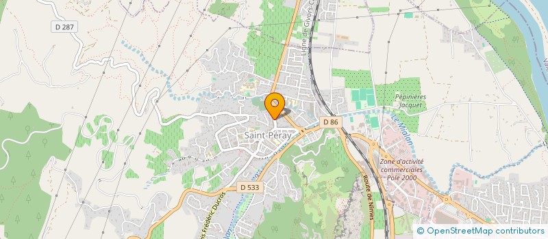 localisation de l'entreprise FERMETURES PVC  SAINT-PERAY