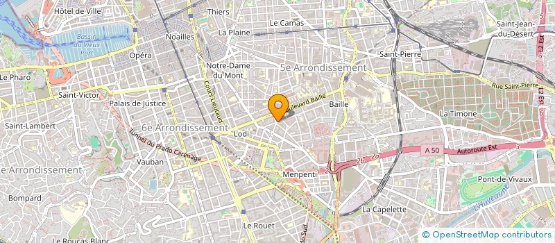 localisation de l'entreprise FERMETURES SAINTE CECILE à MARSEILLE