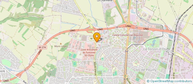 localisation de l'entreprise FERMETURES SERVICES  AHUY