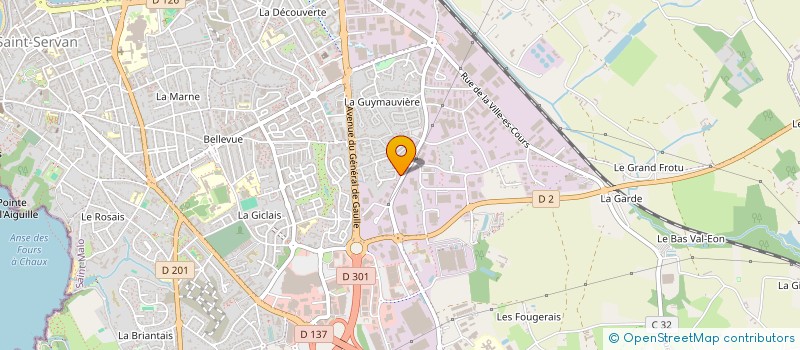 localisation de l'entreprise FERMETURES SOLUTIONS INTEGRAL SERVICE  SAINT-MALO