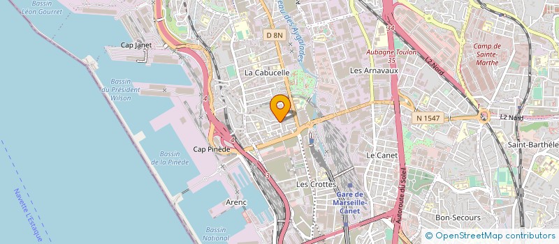 localisation de l'entreprise FERMEXPRESS à MARSEILLE