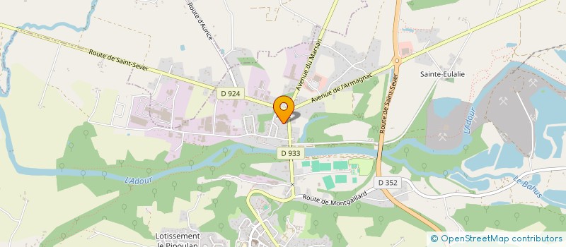 localisation de l'entreprise FERMIERS DU SUD OUEST  SAINT-SEVER