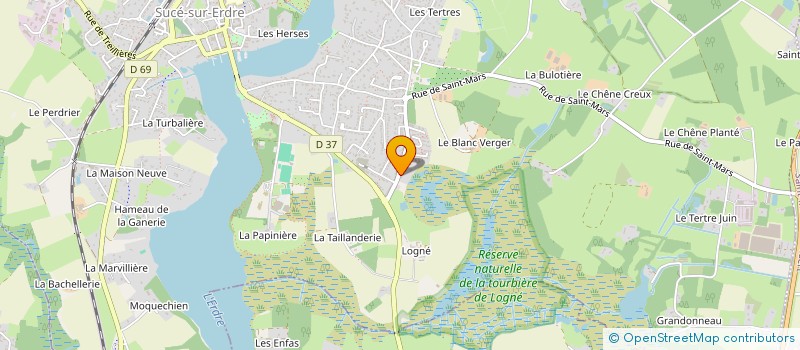 localisation de l'entreprise FERMINE ARCHITECTURE à SUCE-SUR-ERDRE