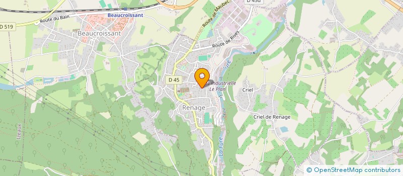 localisation de l'entreprise FERMIPOSE à RENAGE