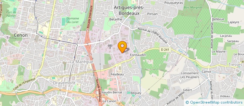 localisation de l'entreprise FERMISOL  ARTIGUES-PRES-BORDEAUX