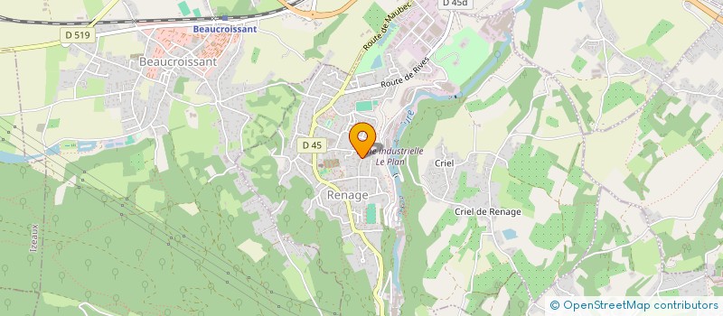 localisation de l'entreprise FERMITECH à RENAGE