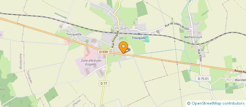 localisation de l'entreprise FERMOBA FAMT à TINCQUES