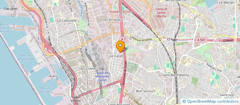 localisation de l'entreprise FERMODOM à MARSEILLE