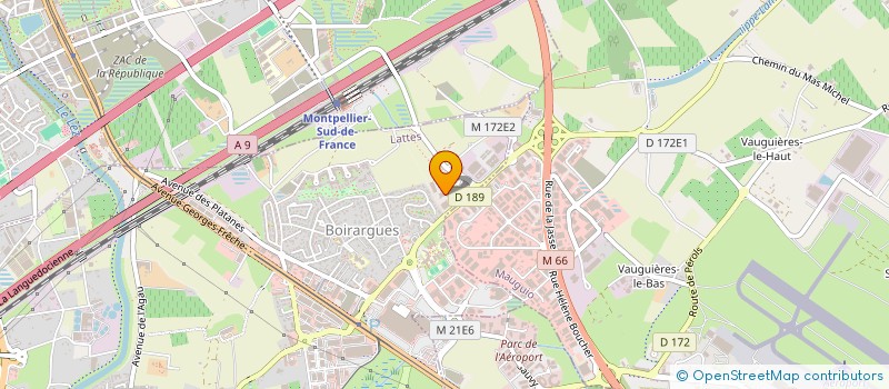 localisation de l'entreprise FERMOLOR MONTPELLIER à LATTES