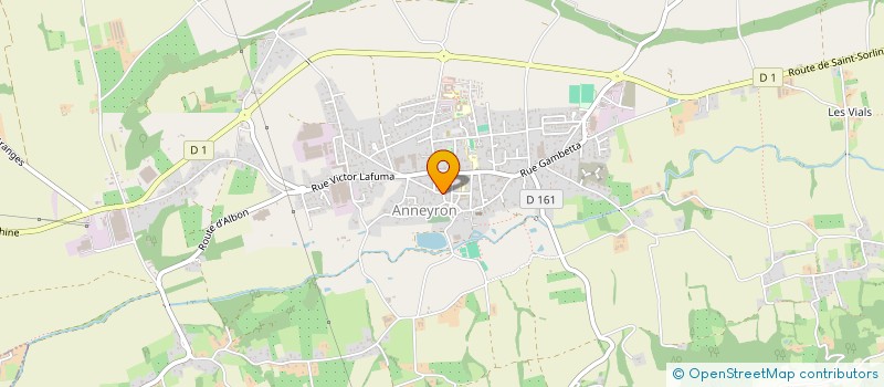 localisation de l'entreprise FERMOND - FERMETURE - PROTECTION - ELECTRICITE  ANNEYRON