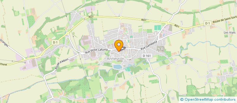localisation de l'entreprise FERMOND REYNAUD ARCHITECTE  ANNEYRON