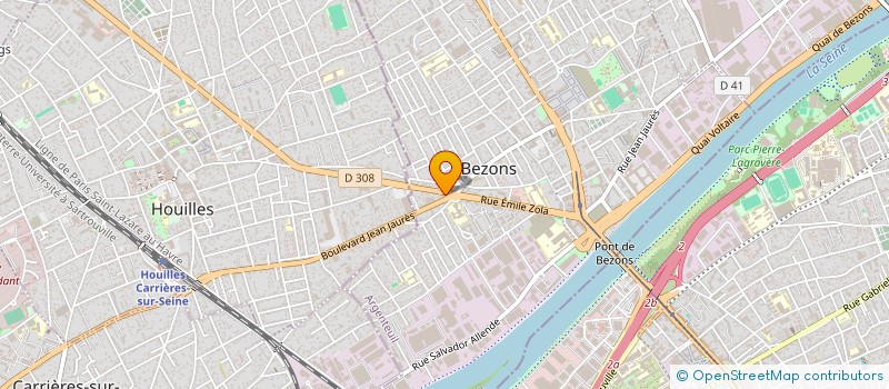 localisation de l'entreprise FERNA à BEZONS