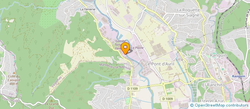 localisation de l'entreprise FERNADES-LALLOUET-PROMOTION-CONSTRUCTION  PEGOMAS