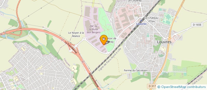 localisation de l'entreprise FERNAMAT à LOUVRES