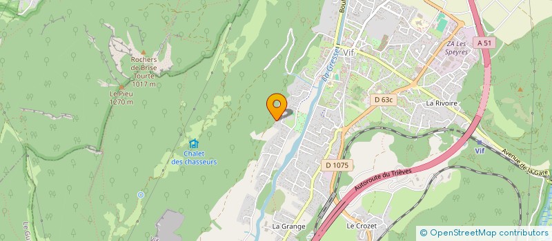 localisation de l'entreprise FERNAND 1972  VIF