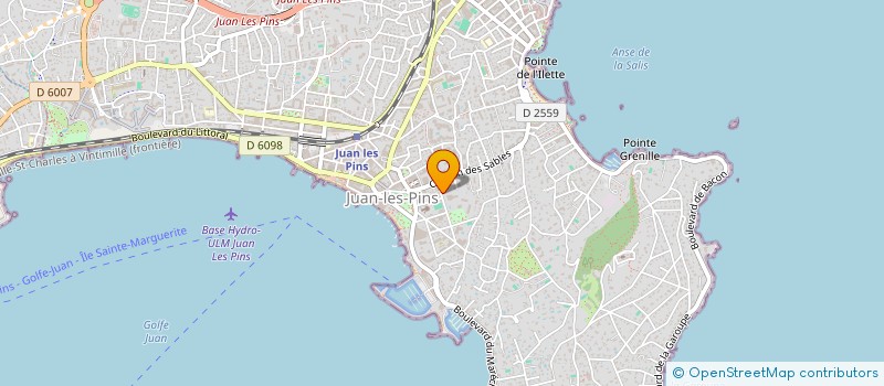 localisation de l'entreprise FERNAND à ANTIBES