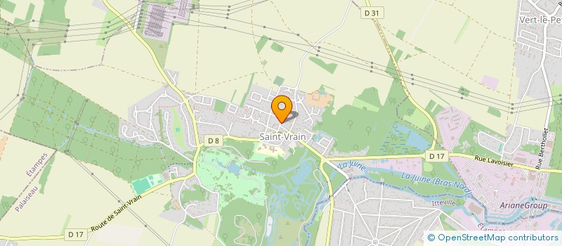 localisation de l'entreprise FERNAND MARTIN ASSOCIES  SAINT-VRAIN
