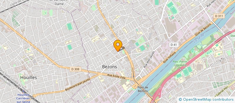 localisation de l'entreprise FERNANDEL AKPO CONSULTING  ORGEVAL