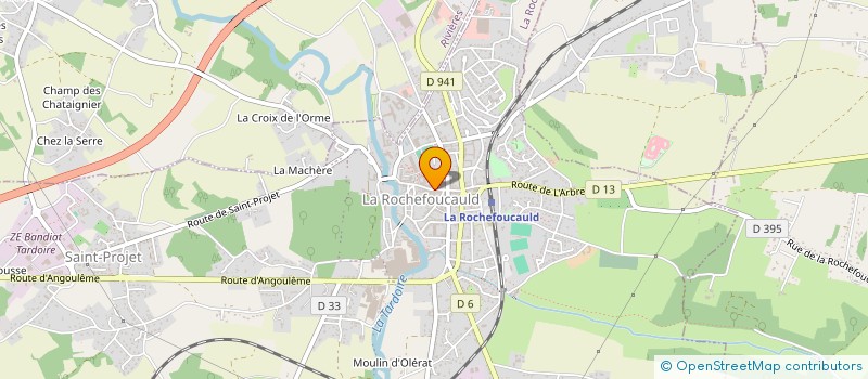 localisation de l'entreprise FERNANDES  LA ROCHEFOUCAULD-EN-ANGOUMOIS