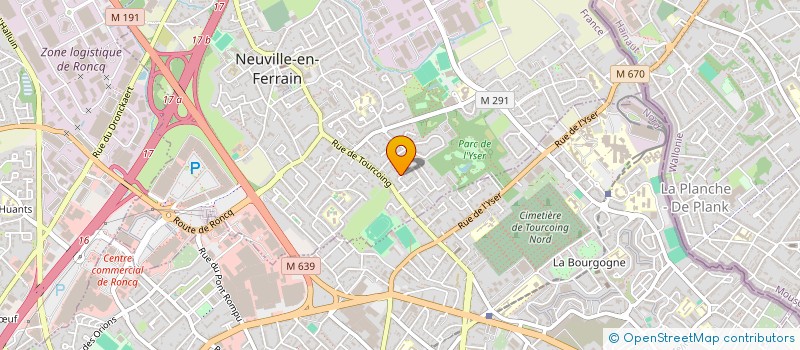 localisation de l'entreprise FERNANDES à NEUVILLE-EN-FERRAIN