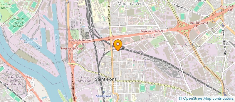 localisation de l'entreprise FERNANDES  SAINT-FONS