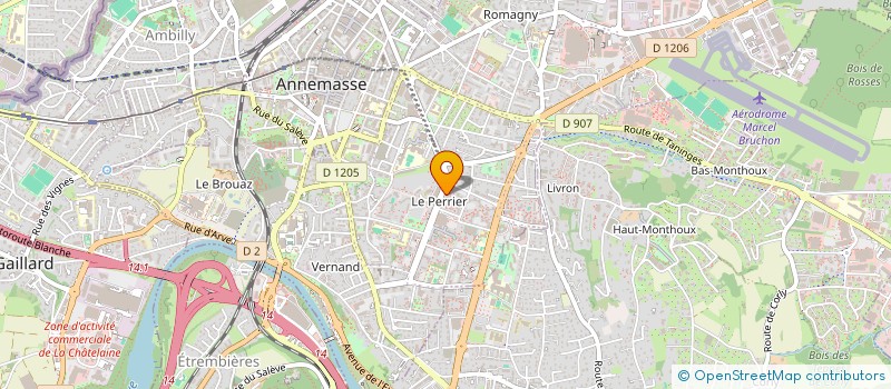 localisation de l'entreprise FERNANDES  ANNEMASSE