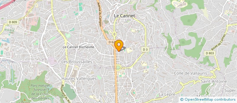 localisation de l'entreprise FERNANDES-ARAUJO à LE CANNET