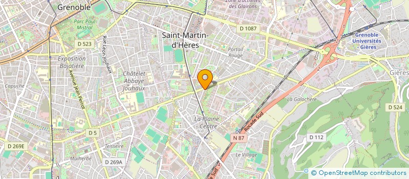 localisation de l'entreprise FERNANDES DA COSTA & VIANA  SAINT-MARTIN-D'HERES