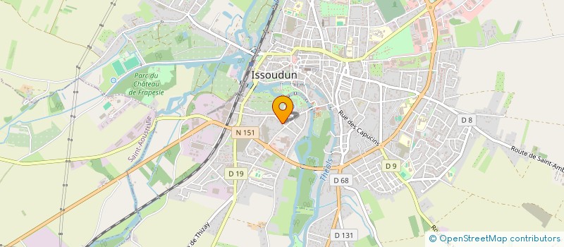 localisation de l'entreprise FERNANDES DA SILVA FRERES à ISSOUDUN