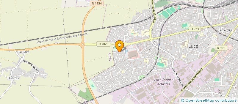 localisation de l'entreprise FERNANDES ET GUERREIRO SARL à LUCE