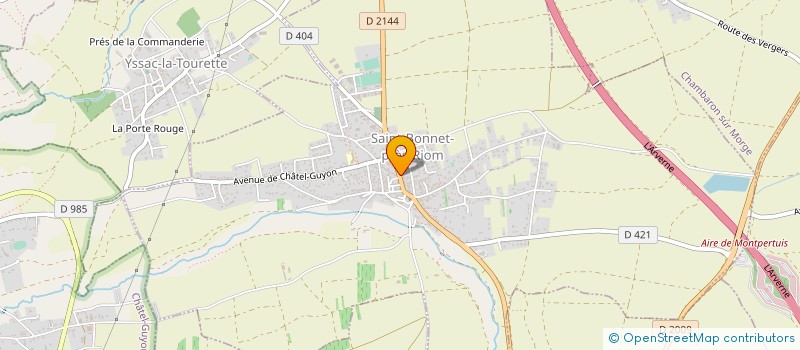 localisation de l'entreprise FERNANDES FREDERIC  SAINT-BONNET-PRES-RIOM