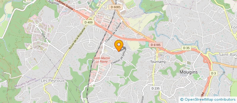 localisation de l'entreprise FERNANDES FROID CLIMATISATION à MOUGINS