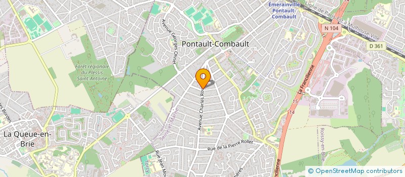 localisation de l'entreprise FERNANDES FUNERAIRE  PONTAULT-COMBAULT
