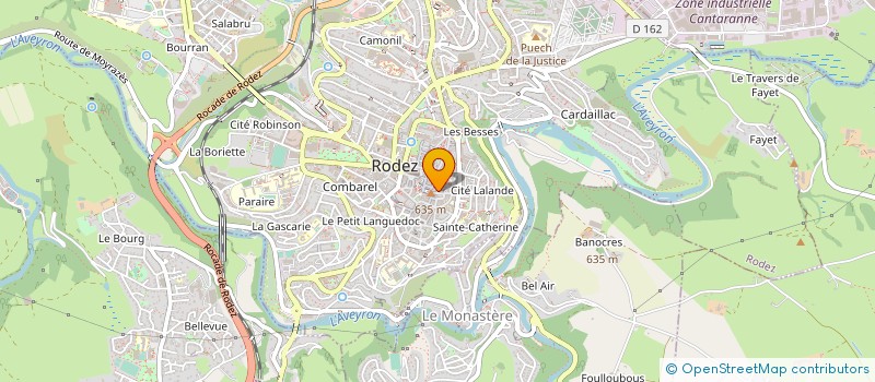 localisation de l'entreprise FERNANDES - GOMES à RODEZ