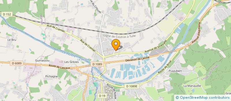 localisation de l'entreprise FERNANDES IMMO  SAINT-PANTALEON-DE-LARCHE