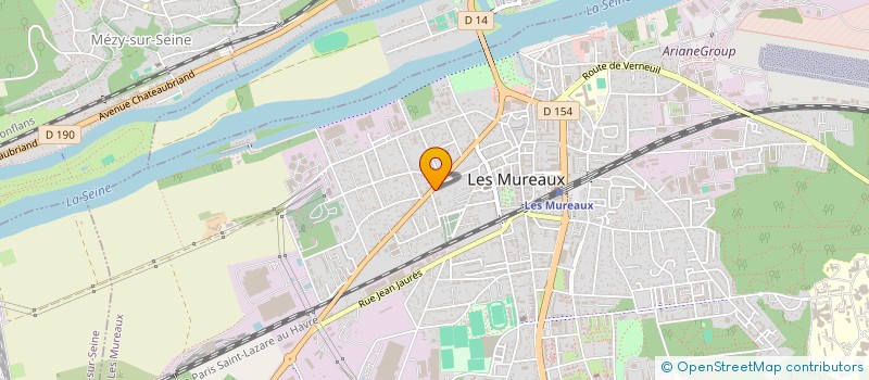 localisation de l'entreprise FERNANDES IMMOBILIER à LES MUREAUX