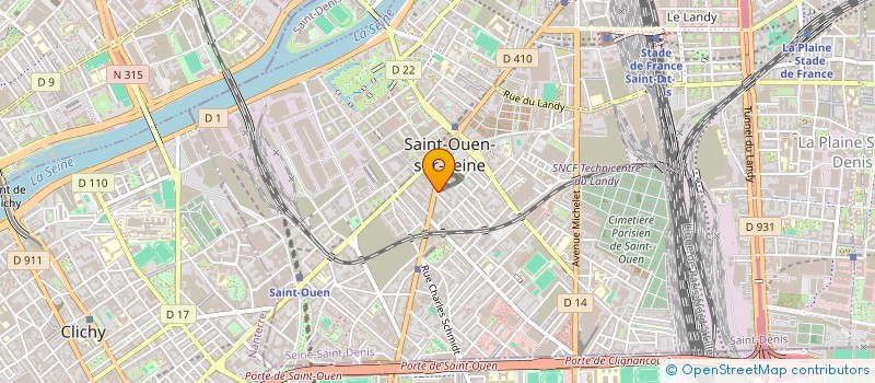 localisation de l'entreprise FERNANDES-REGO à SAINT-OUEN-SUR-SEINE