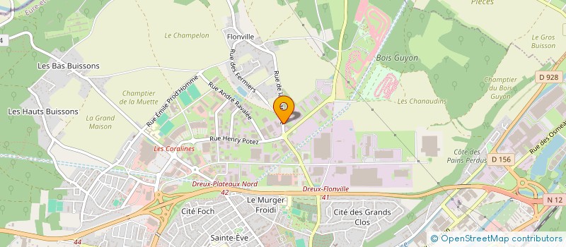 localisation de l'entreprise FERNANDES SAMUEL à DREUX