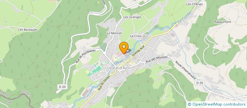 localisation de l'entreprise FERNANDEZ à LE VAL-D'AJOL