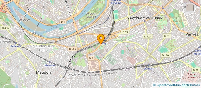 localisation de l'entreprise FERNANDEZ à ISSY-LES-MOULINEAUX