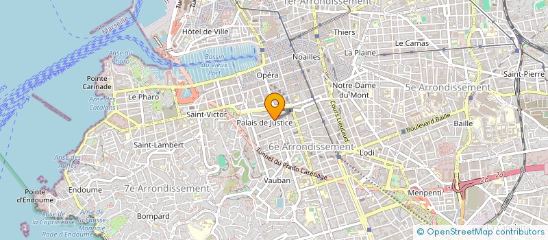 localisation de l'entreprise FERNANDEZ GUIBERT & ASSOCIES  MARSEILLE