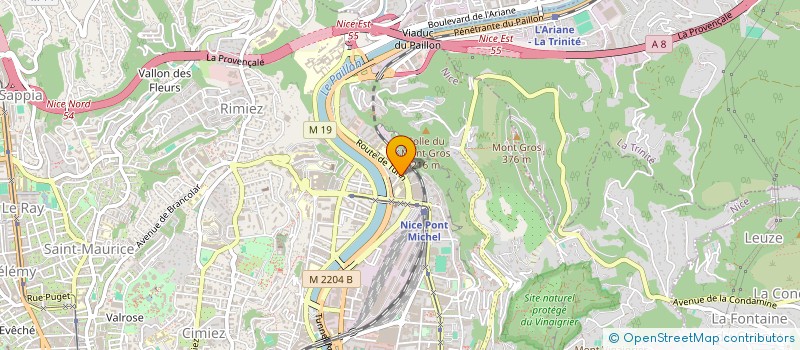 localisation de l'entreprise FERNANDEZ PERE ET FILS à NICE