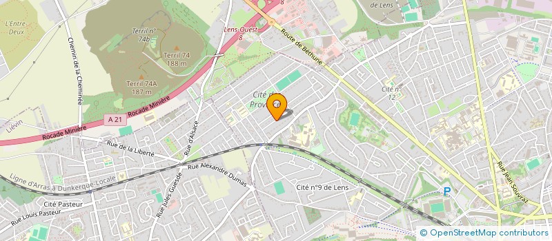 localisation de l'entreprise FERNANDEZ PLATRERIE  LENS