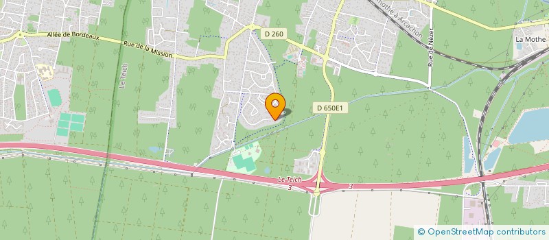 localisation de l'entreprise FERNANDO  LE TEICH